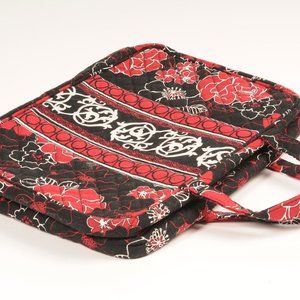 Marie, Travel Case Red and Black Floral